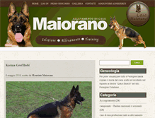 Tablet Screenshot of casamaiorano.it